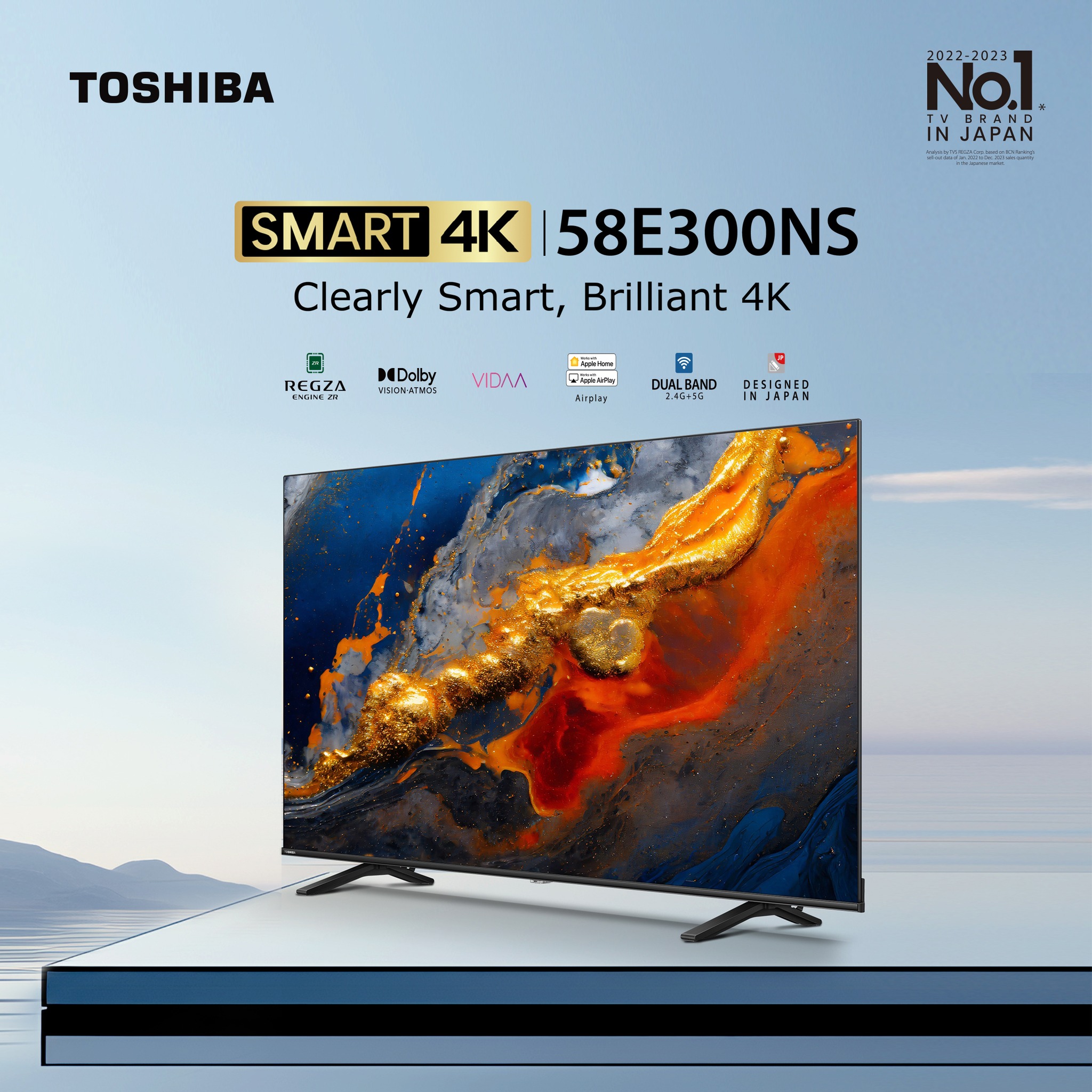Toshiba 58” SMART 4K Cash price: 19,990 Available at Bhf Flagship 