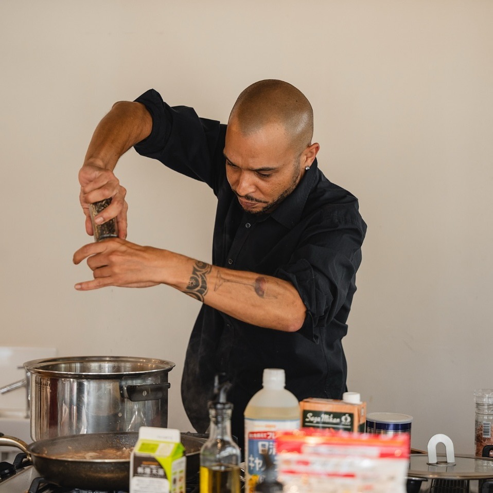 Chef Douglas cooking Class