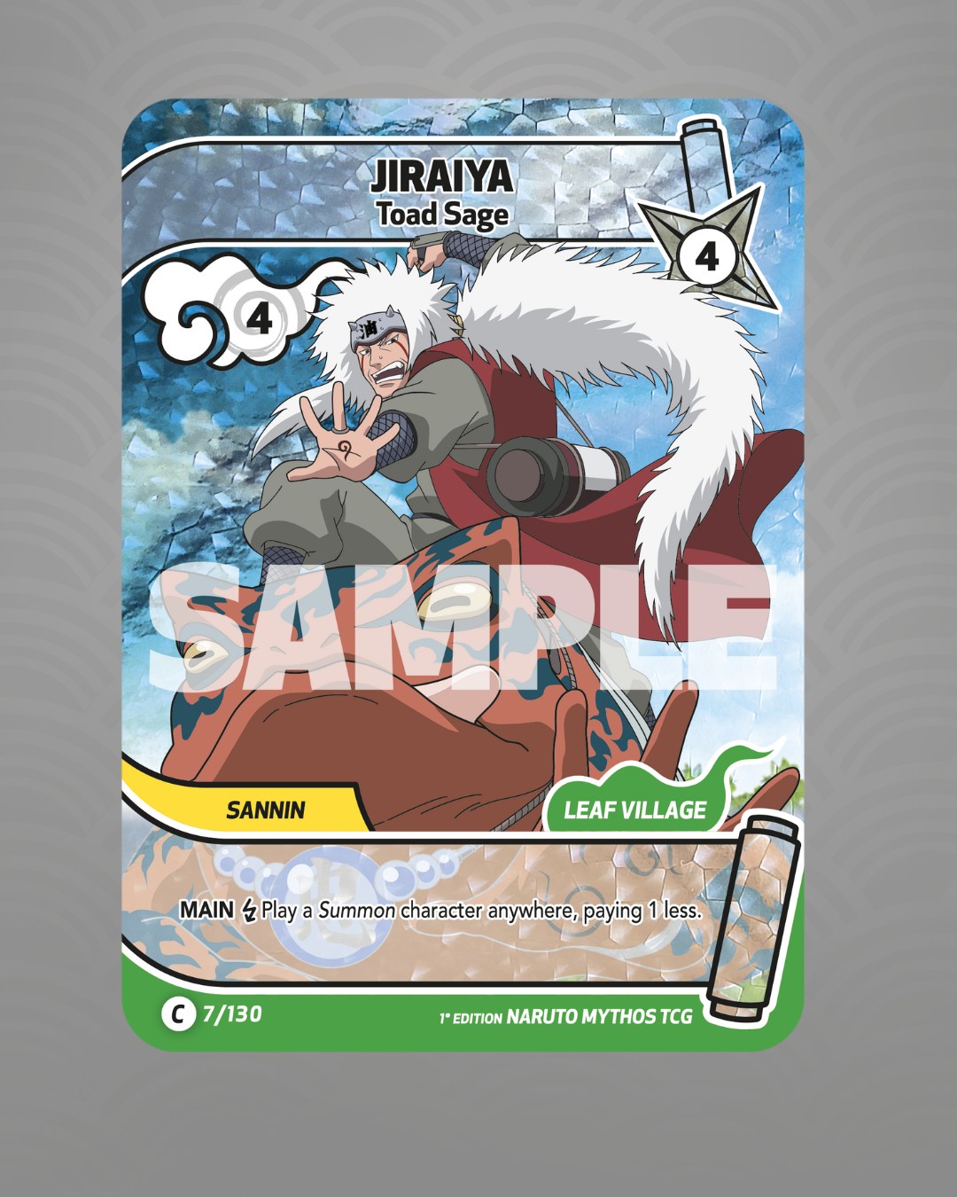 Naruto Mythos TCG Jiraiya Secret Rare Card for Sale | Bangkok, Bangkok