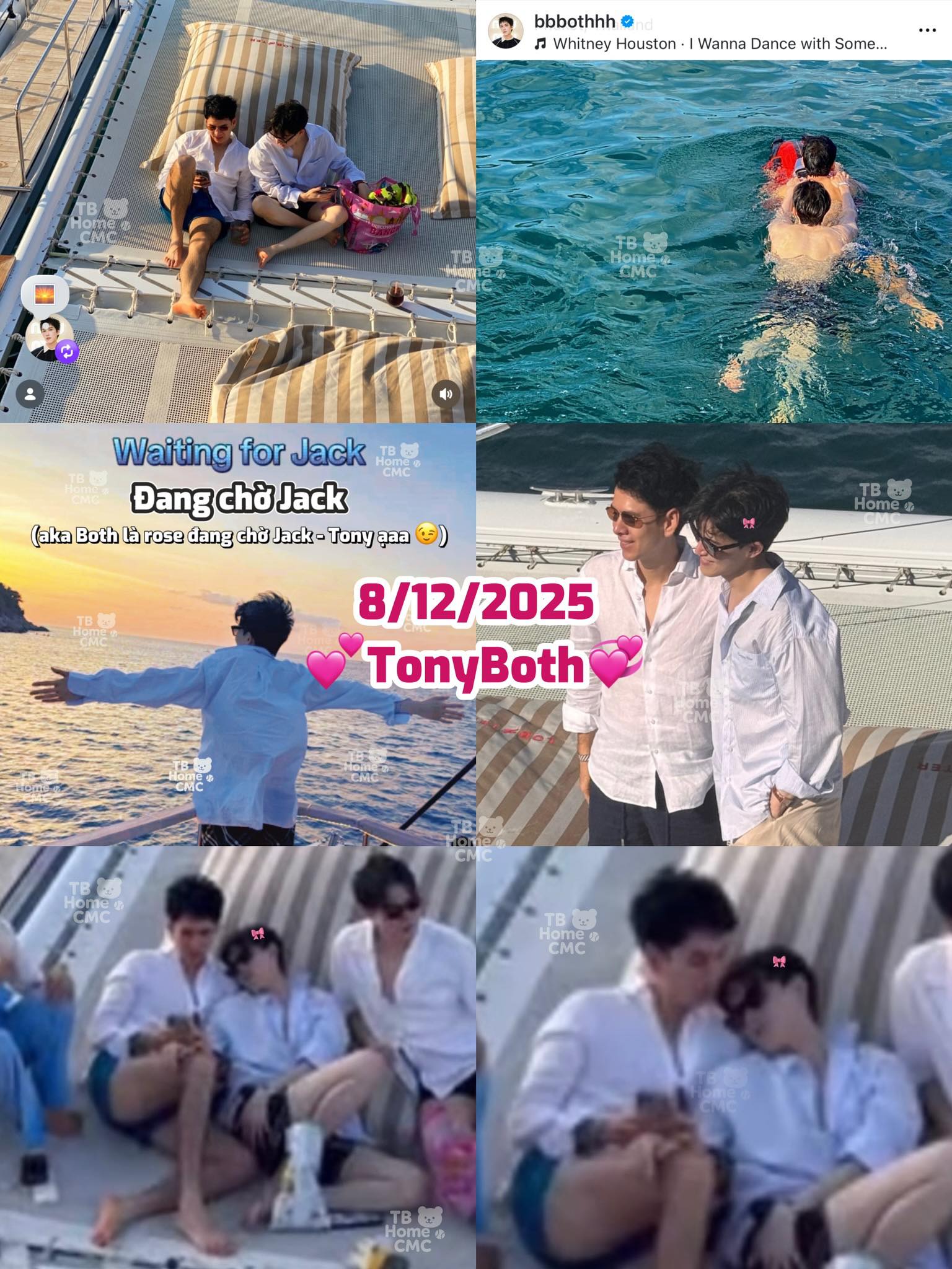 Tony&Both - 8/12/2025 💕🎾🐻 - Đánh dấu cột mốc mới 💖 💓 TonyBoth công khai ...