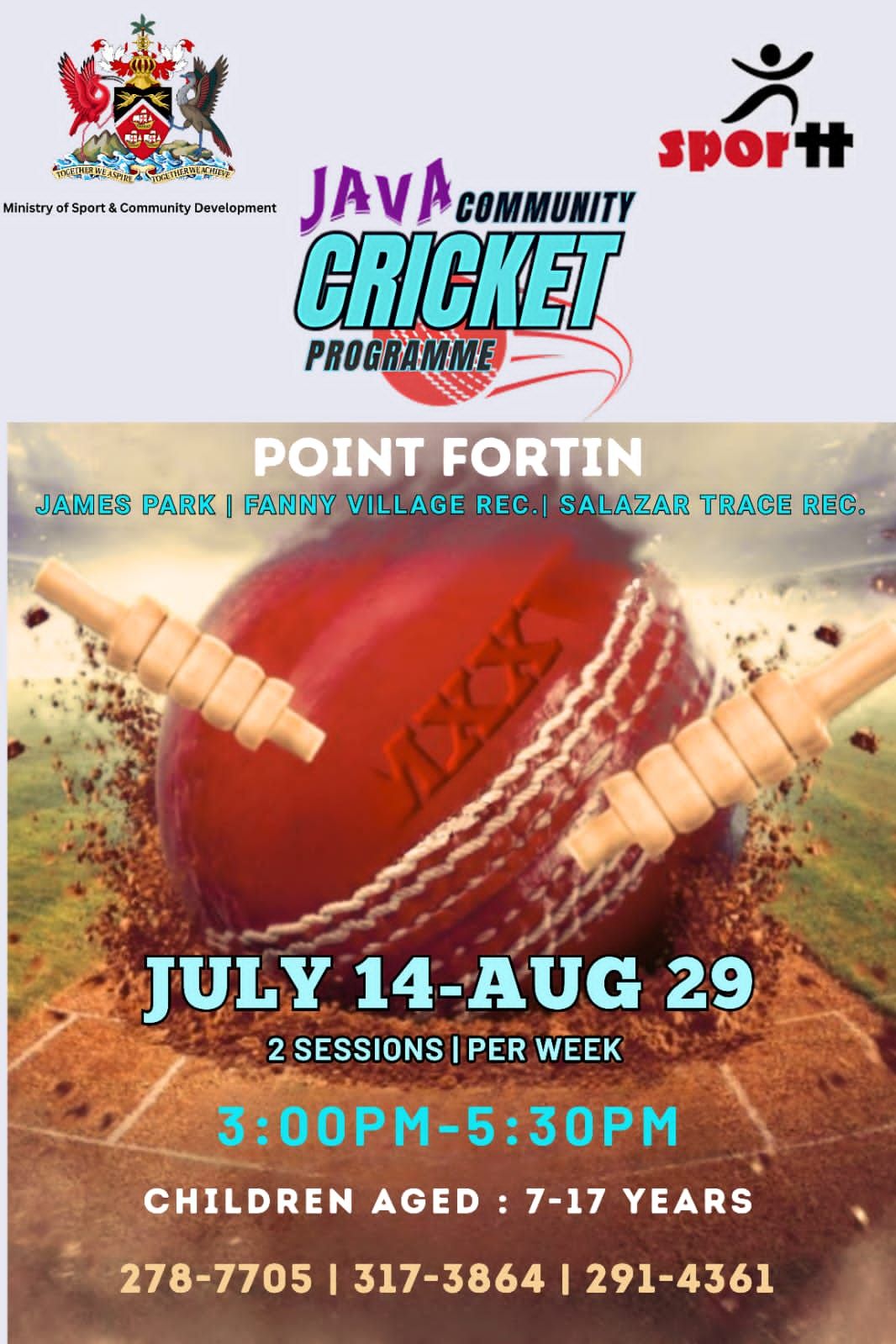 Hon. - 🌟 Calling All Young Cricket Stars of Point Fortin! 🌟 Are you ...