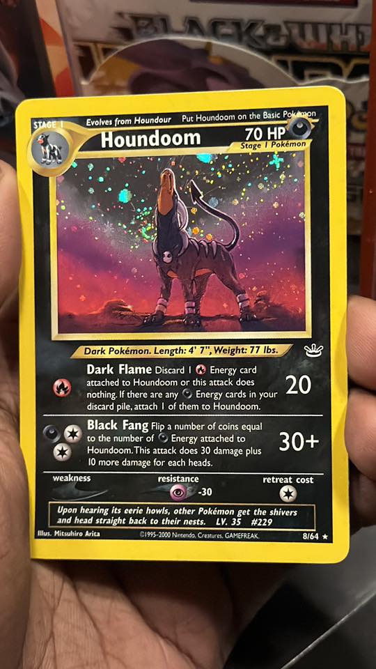 what companies to send grad cards to Houndoom 8/64 Neo Revelations Holo Rare Pokemon Card NM