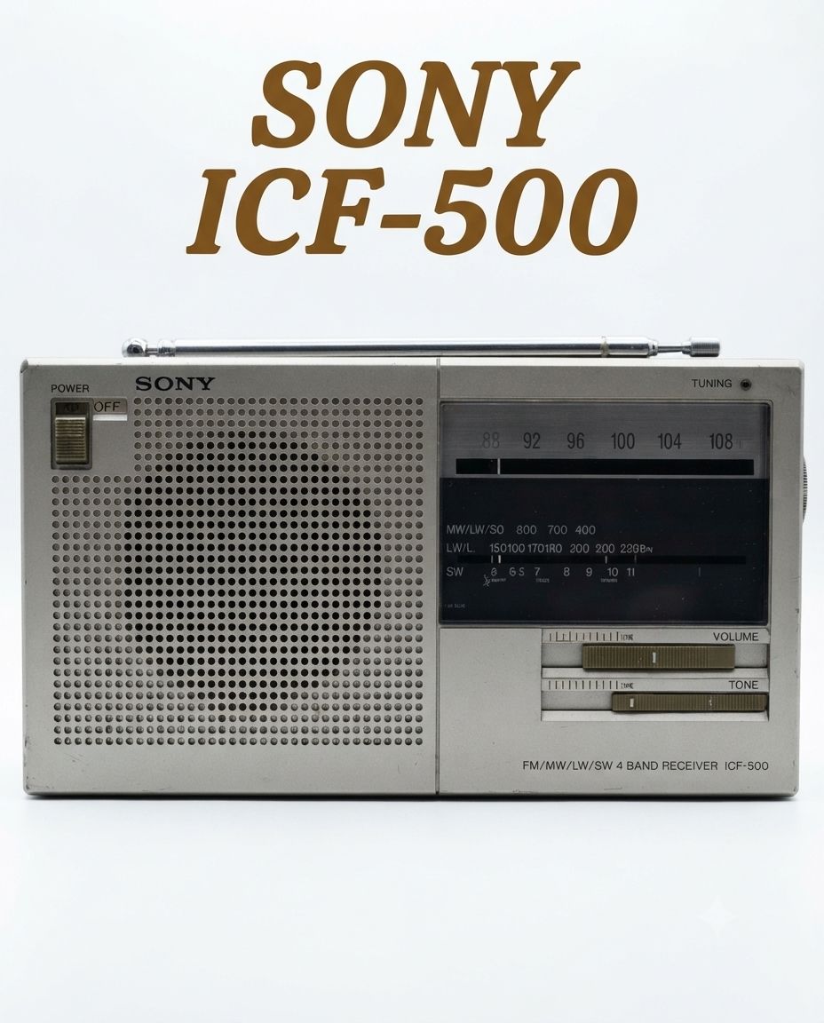Vintage Sony ICF-4900 FM/MW/SW 9 Band World Receiver from 1985