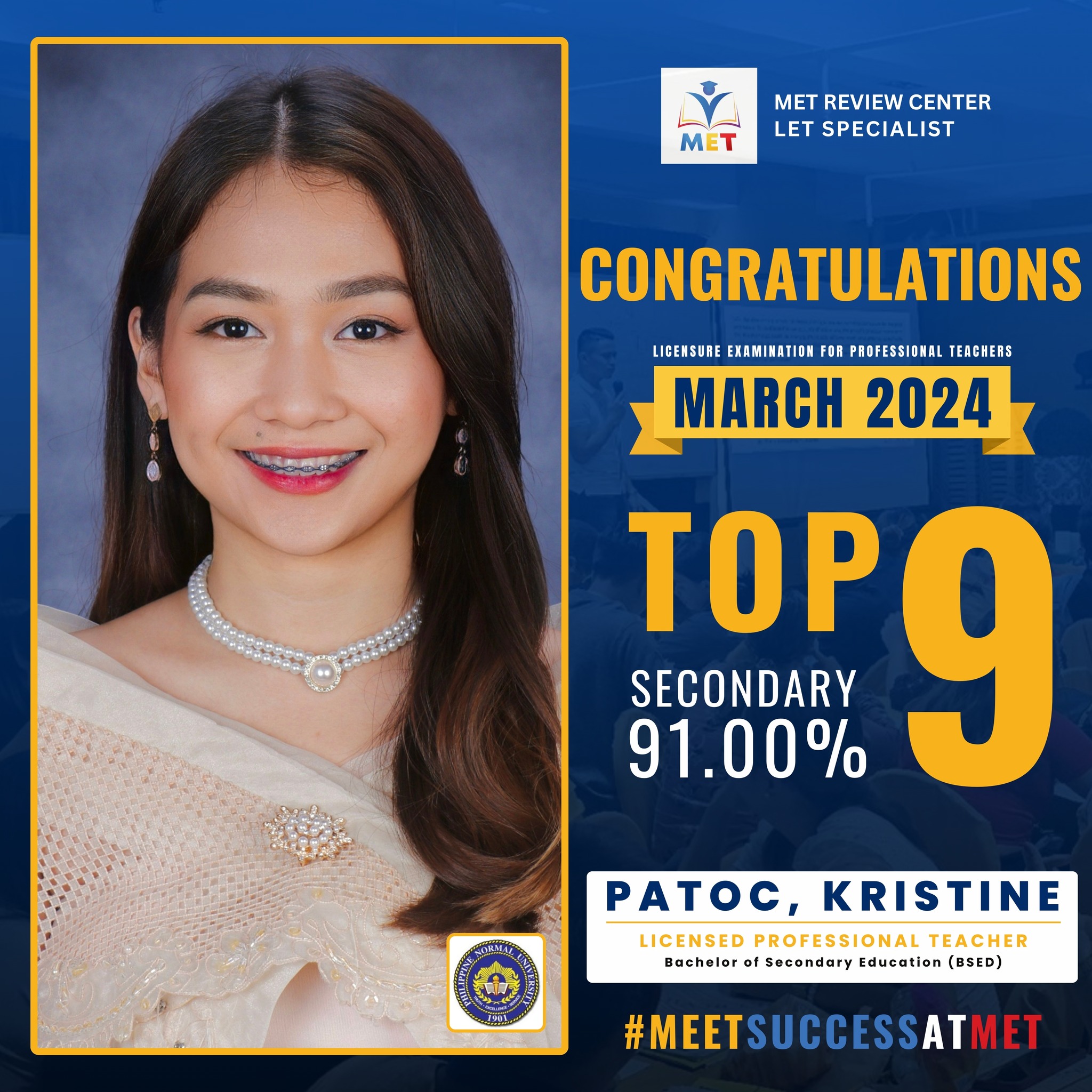 Congratulations to a MET... - MET Review Center - Malolos