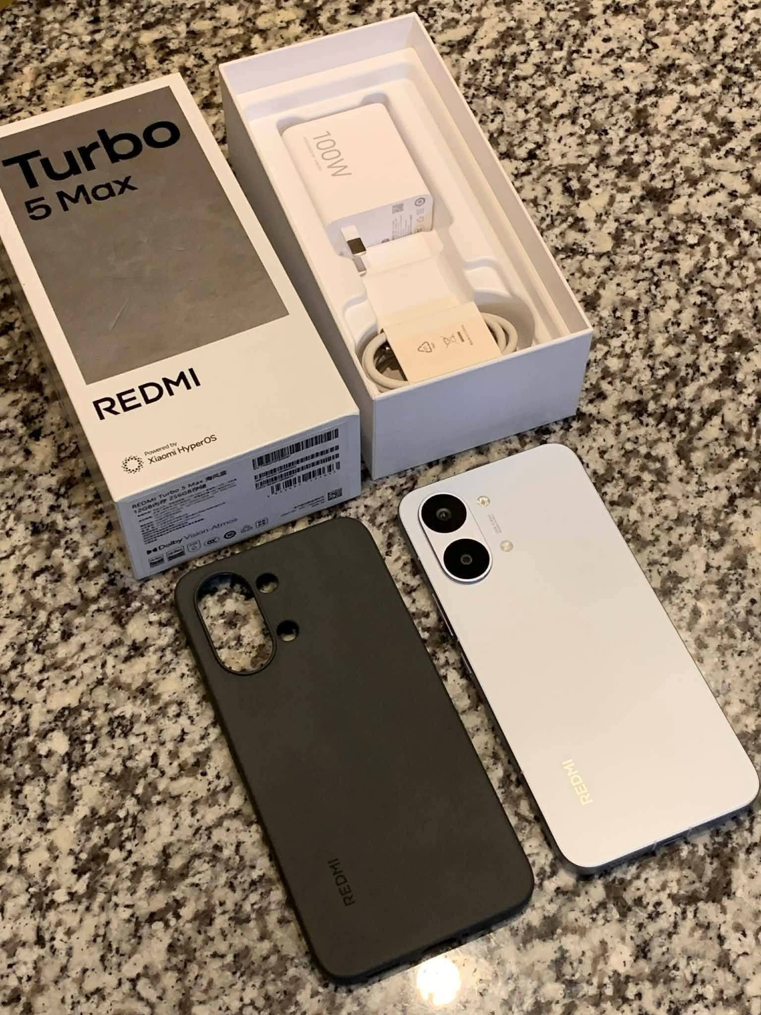 Redmi Turbo 5 Max 12+256 — 42,490৳ 🔥 Brand New & Inactive