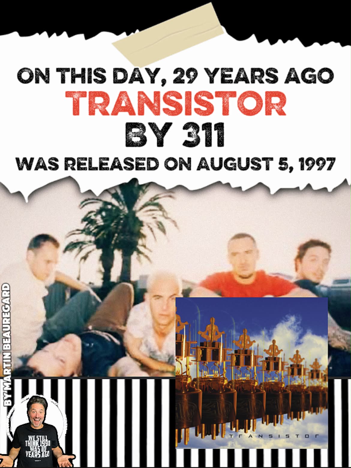TONIGHT! Who's ready to watch the 311 TRANSISTOR Album Live-stream