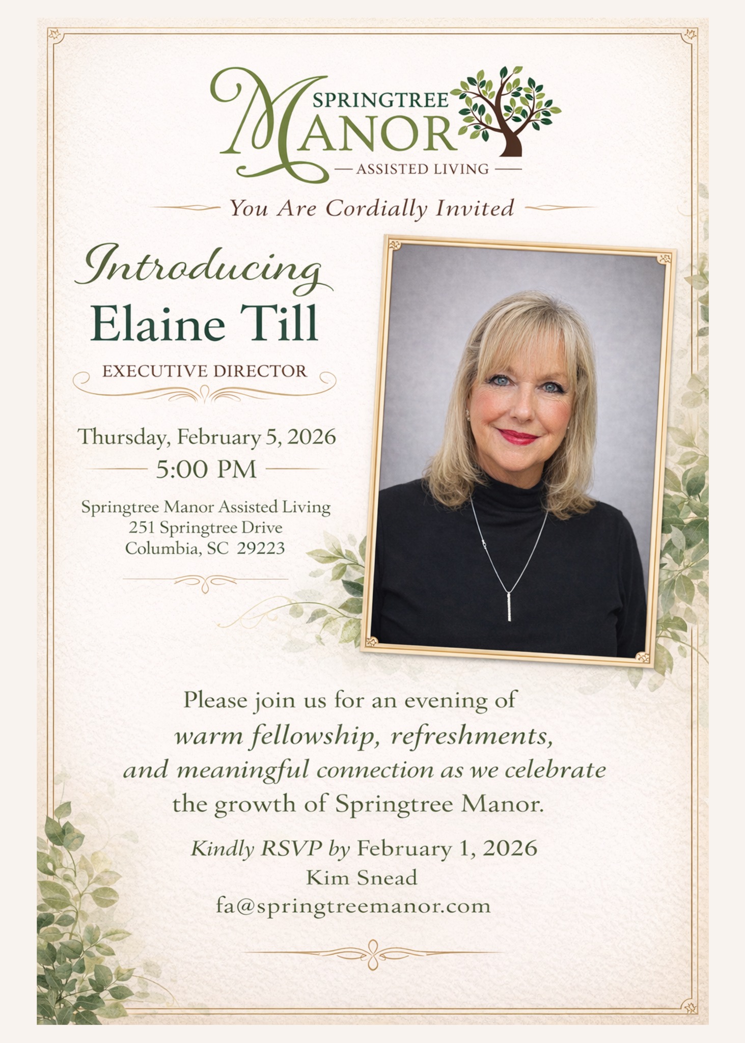 Springtree Manor Assisted Living | Columbia SC