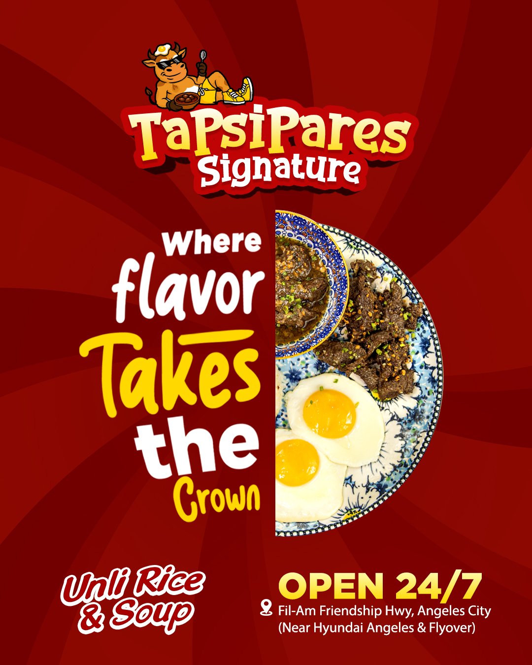 TapsiPares - 🔥 Where every bite rules supreme! 👑 Get your cravings ...