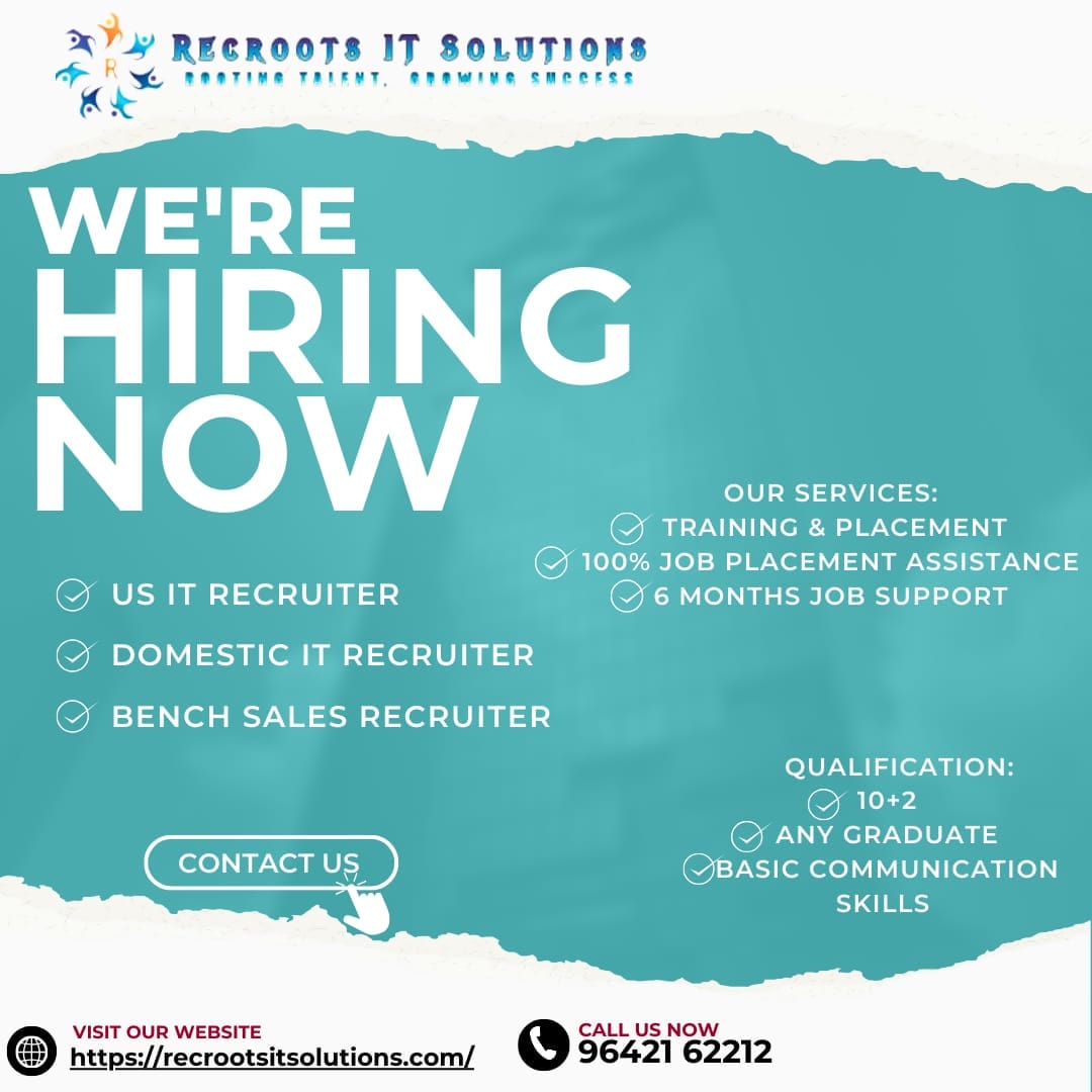Recroots It Solutions | Hyderabad