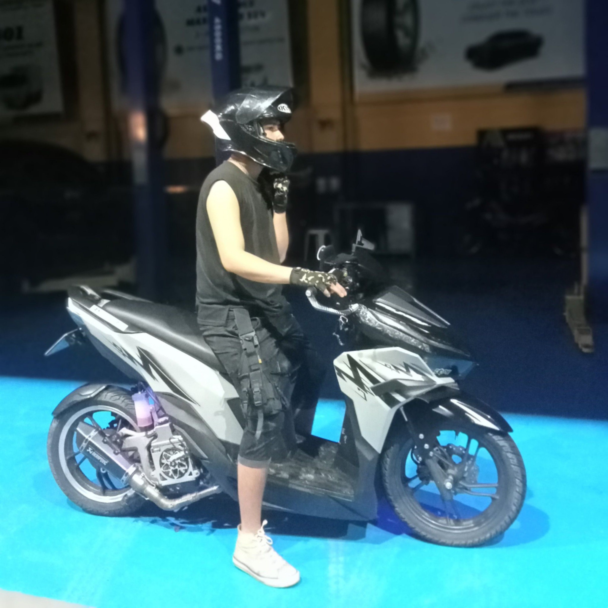 Just put some Ice 🧊 GRIMJOW 🖤 #honda #HondaClick #hondamodifikasi # ...