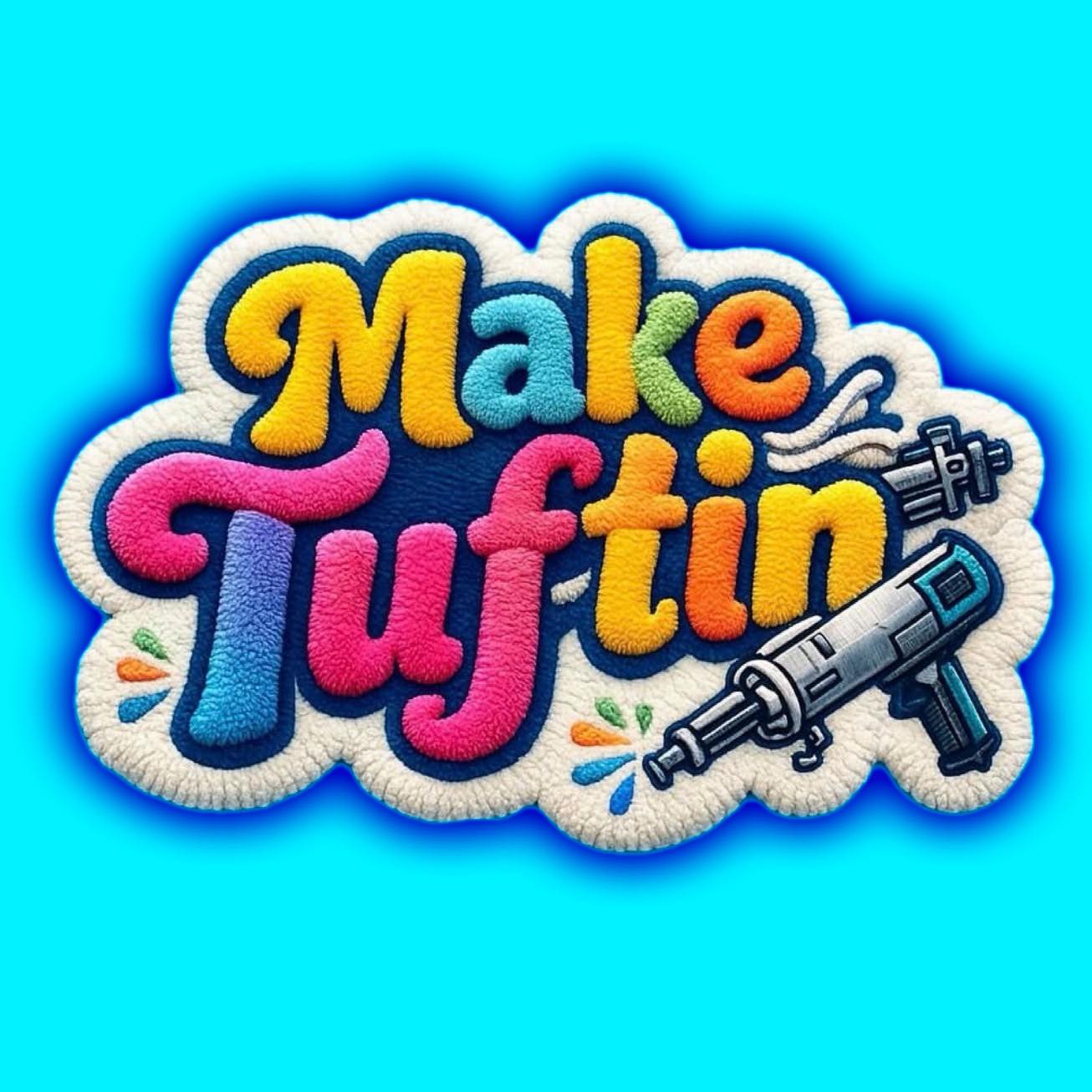 🧡Gary Tufting Rug process🎃 #gari #bobesponja #tufting #rug # ...