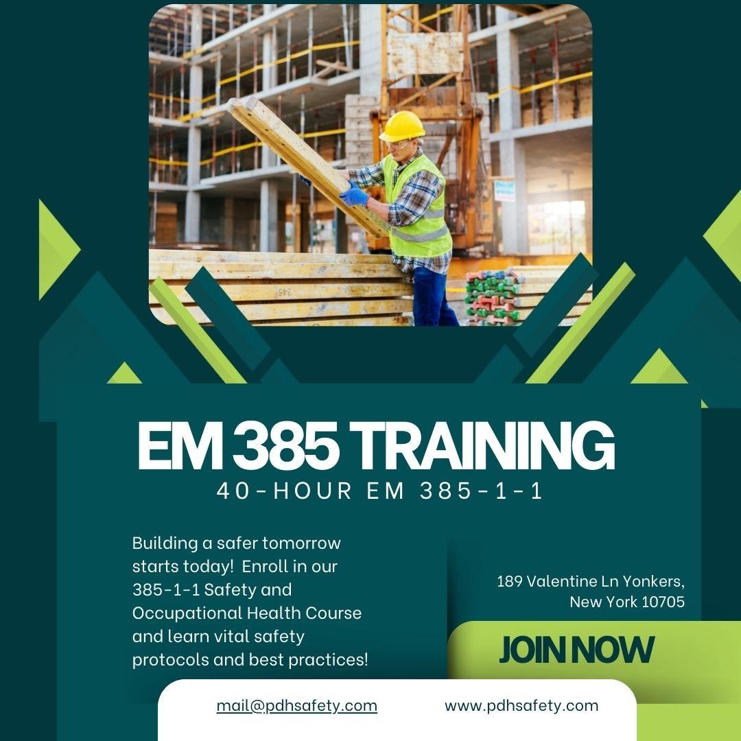 NYC - 🛡️ Master Safety Standards with USACE-NAVFAC 40-Hour EM 385-1-1 ...