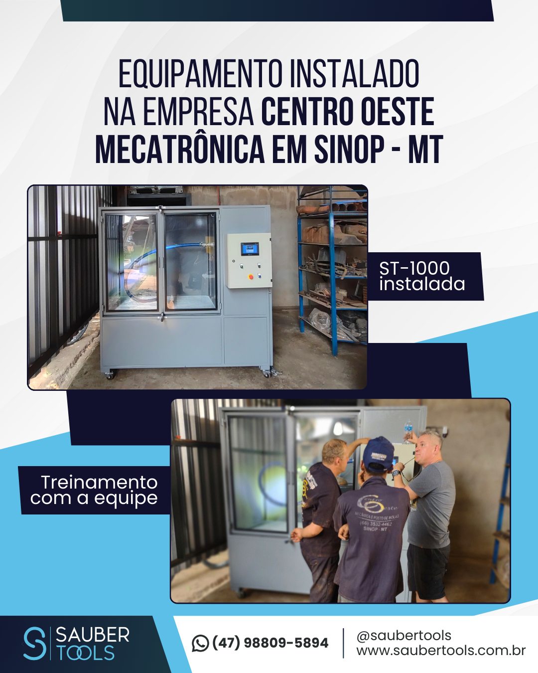 Sauber Tools - A Centro Oeste Mecatrônica, em Sinop - MT, já conta com ...