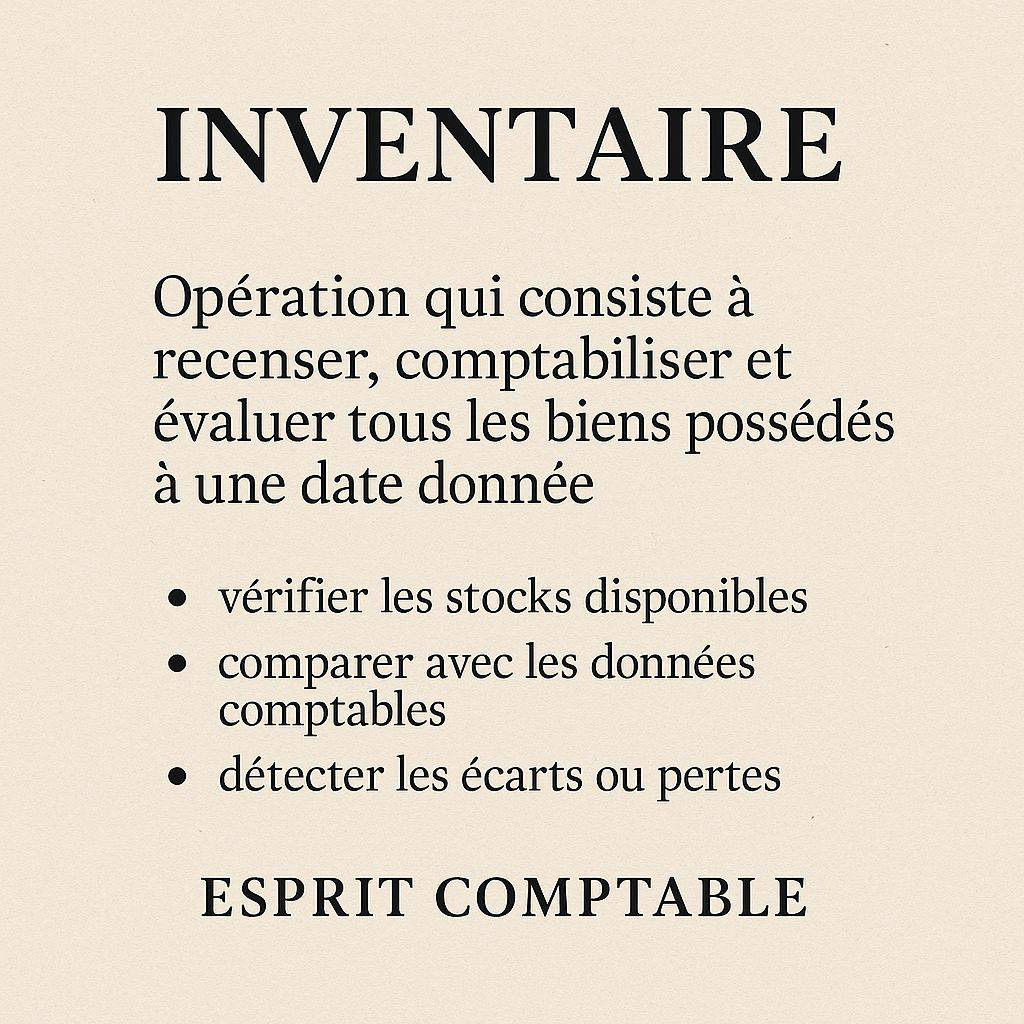 Esprit - INVENTAIRE : Un pilier de la bonne gestion ! Savoir ce qu’on ...