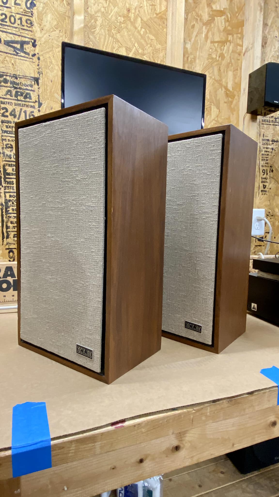 1972 Onkyo Radian 3 speakers rebuilt with great sound quality