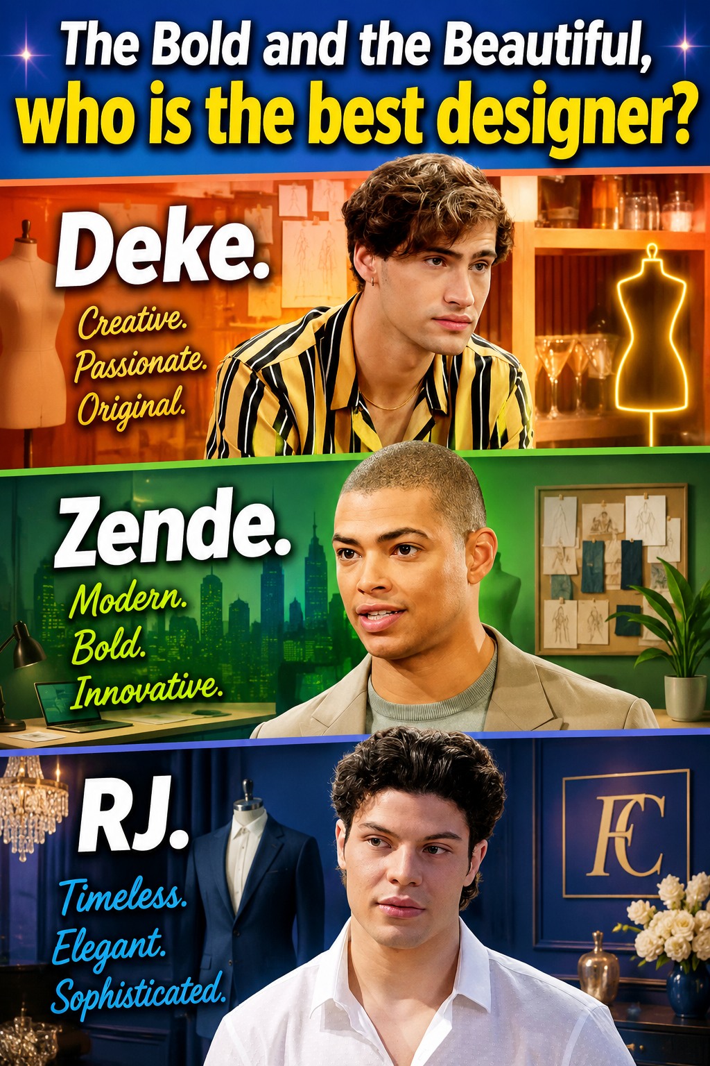 Who is the best designer on The Bold and the Beautiful?