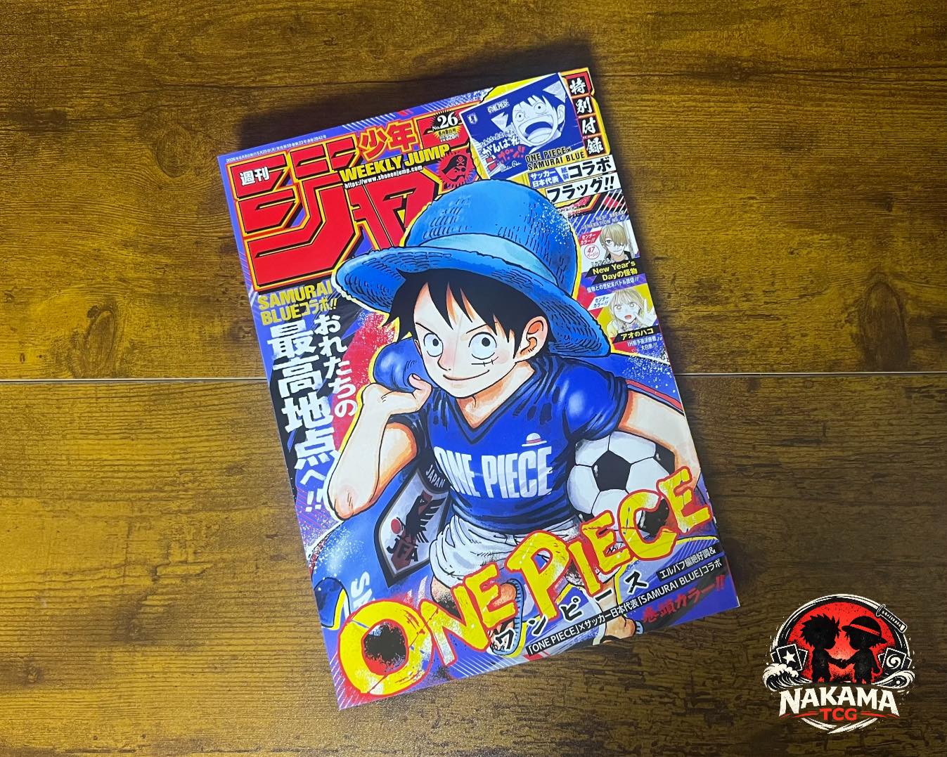 Weekly Shonen Jump #26 One Piece x Samurai Blue collaboration