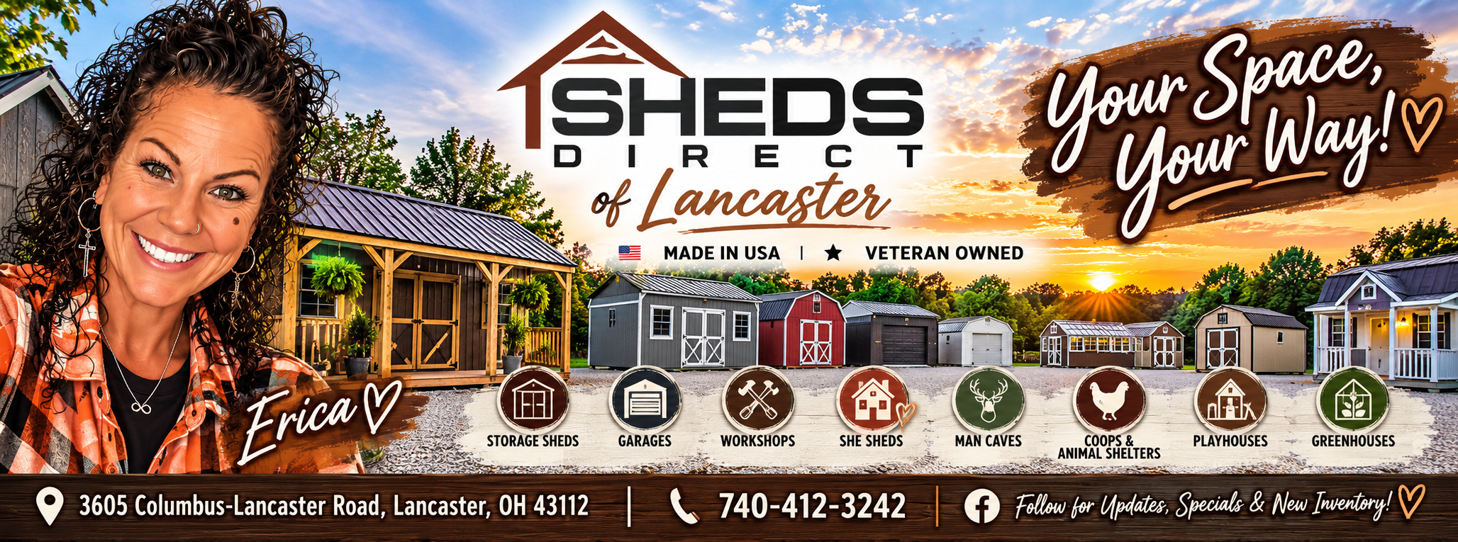 Sheds Direct of Lancaster | Carroll OH