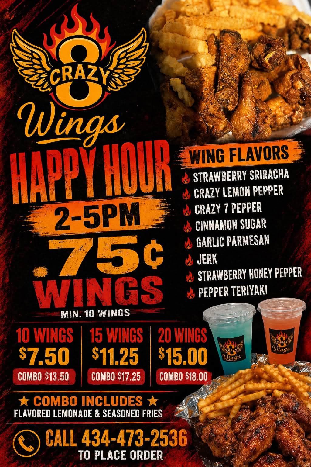 Crazy 8 Wings
