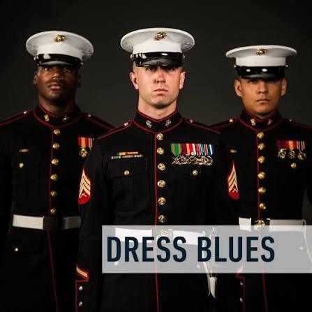 can you wear dress blues after discharge Unexplained disappearance of USMC marriage Unique Vintage Plus Size last chance sale Female marines Color:Giant Island Orchid Black