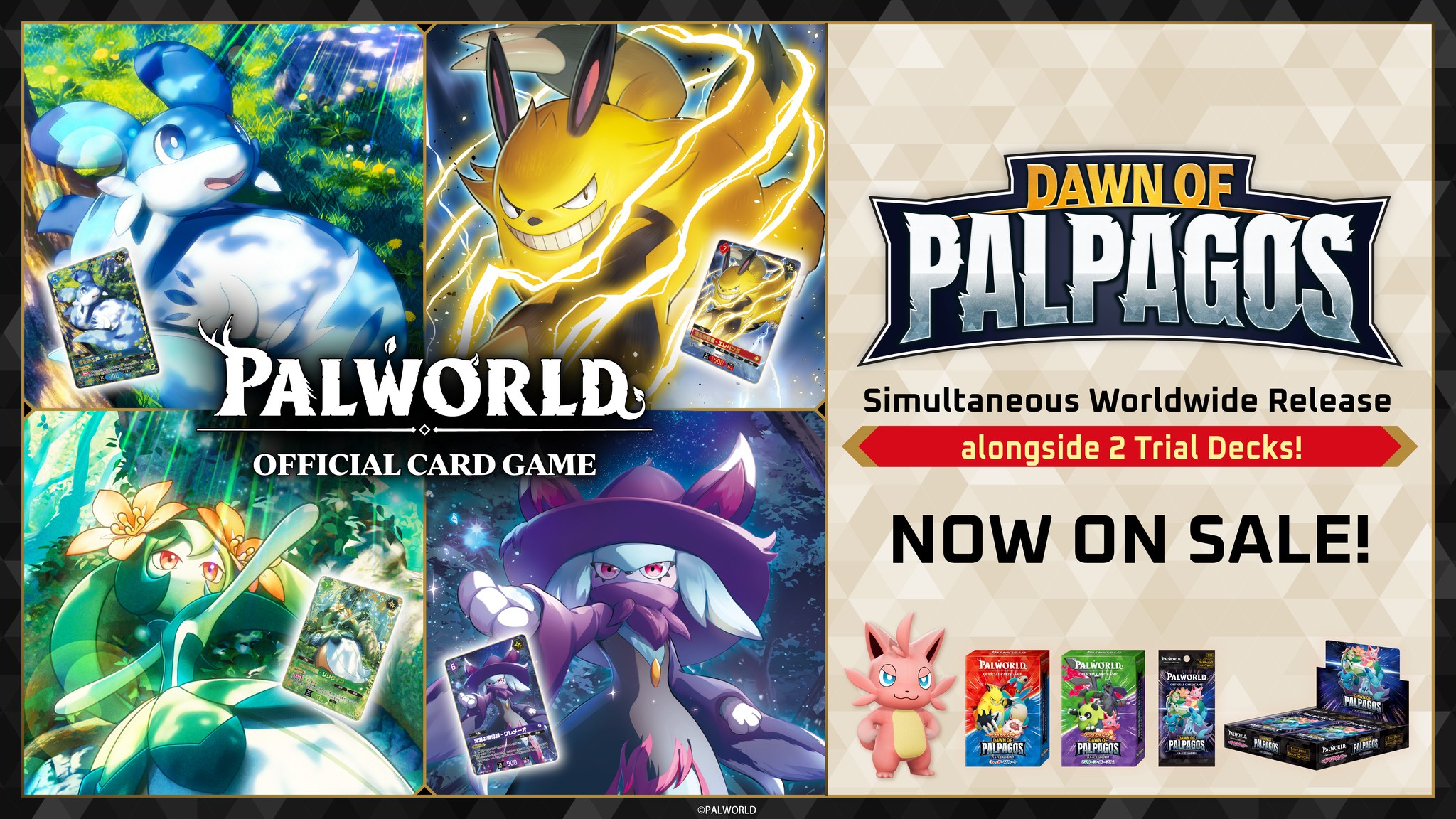 Palworld Official Card Game now on sale worldwide