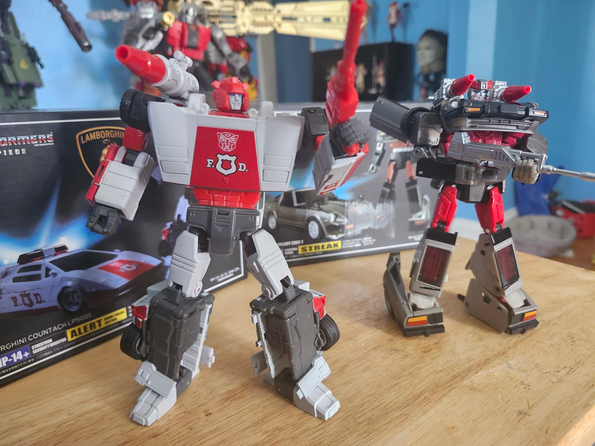 Bluestreak 18 special edition, MP 26 Road rage, and blue streak Mo 18