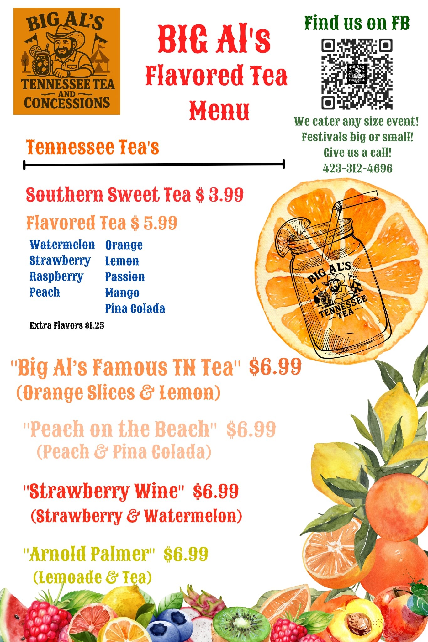 Big Al’s Tennessee Tea & Concessions | Newport TN