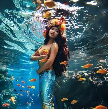 Mermaid Awatar and Sea Animals fighting 😱 each other 😱 marmaid Senorita ...