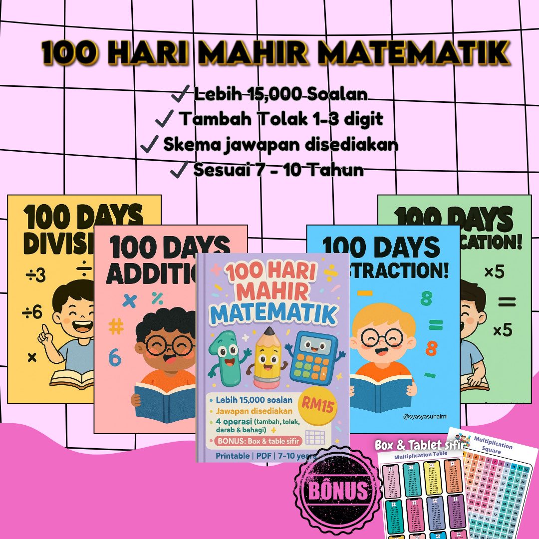 Geng Bisnes Cikgu™ | Asal kelas math je, anak takut sebab dia lemah ...