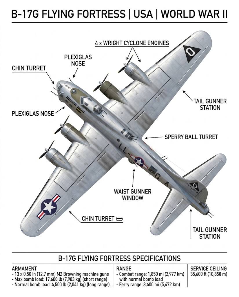 Inside the B-17G Flying Fortress