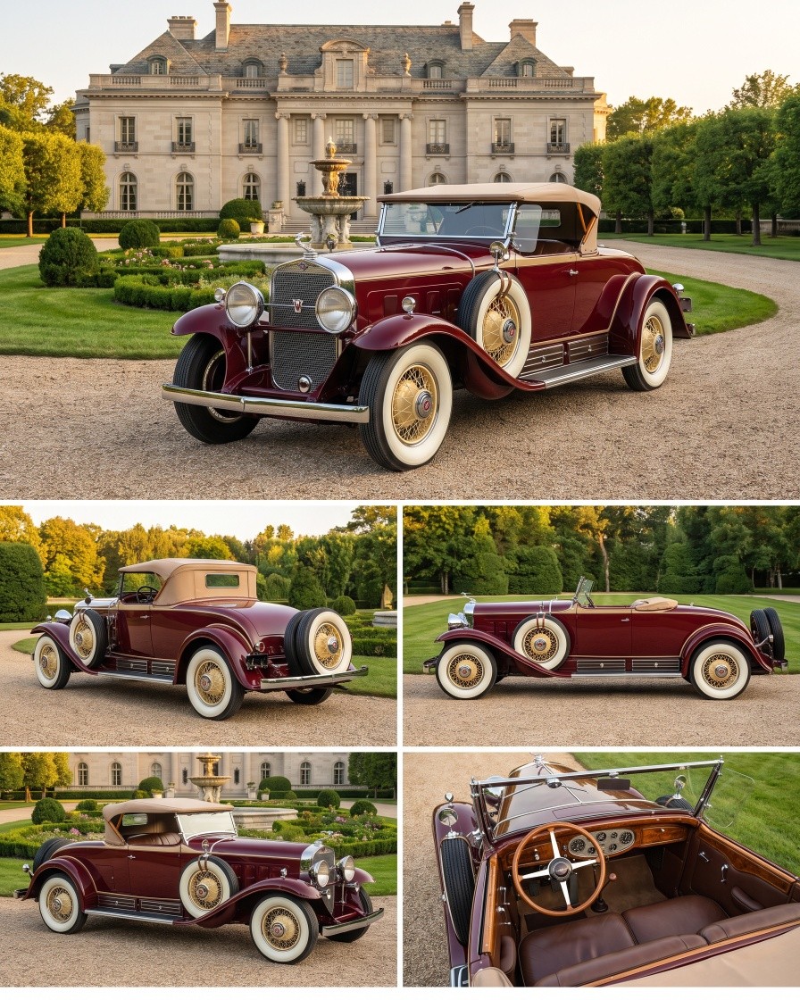 Cadillac Models & History 1927 “THE NEW NINETY DEGREE CADILLAC