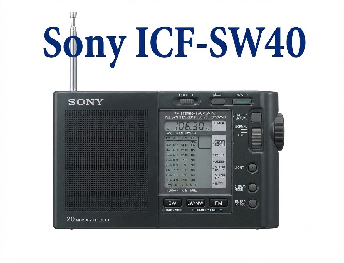 Sony ICF-SW100 portable radio features