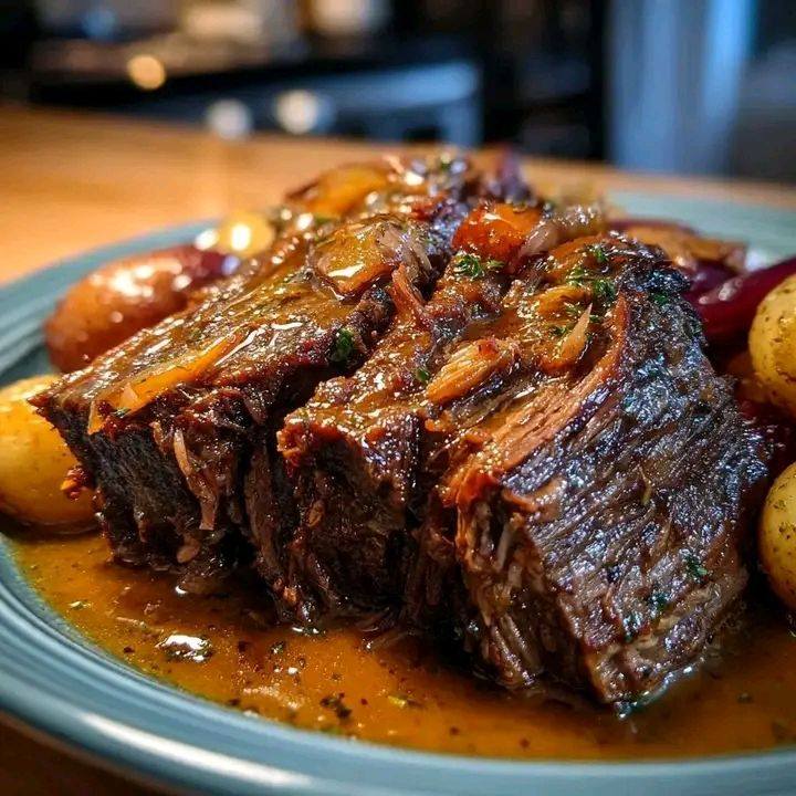 crock pot roast with ranch dressing and brown gravy Crockpot recipe seasoning Color:lavender Ballet Pink Bridesmaid Dresses Occasion: Festive Season Beef stew
