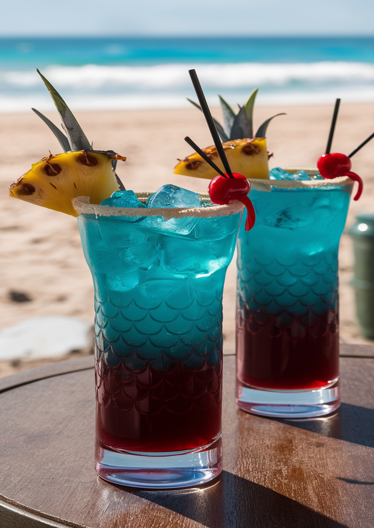 Mermaid punch recipe for Grand Marnier day