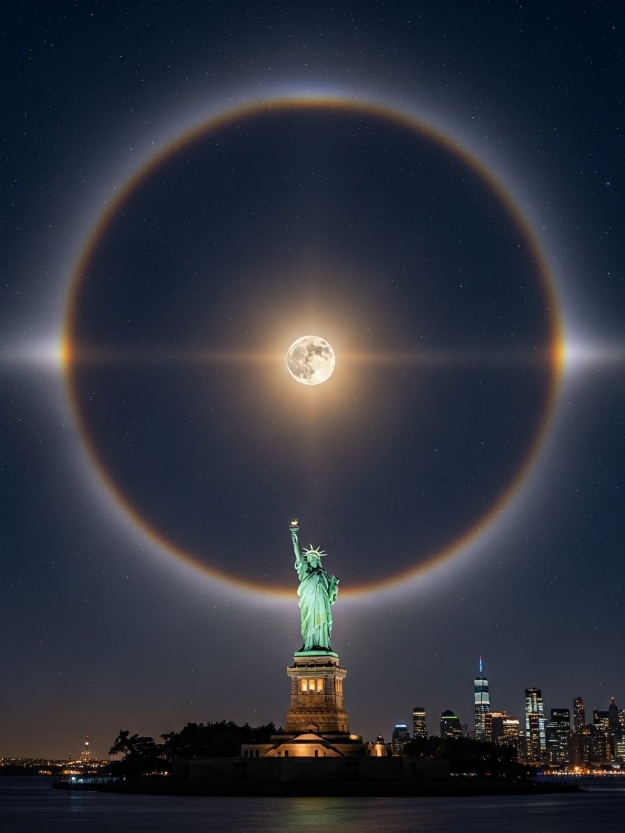 Moonlit - Tonight the moon rises wearing a radiant crown, a perfect ...