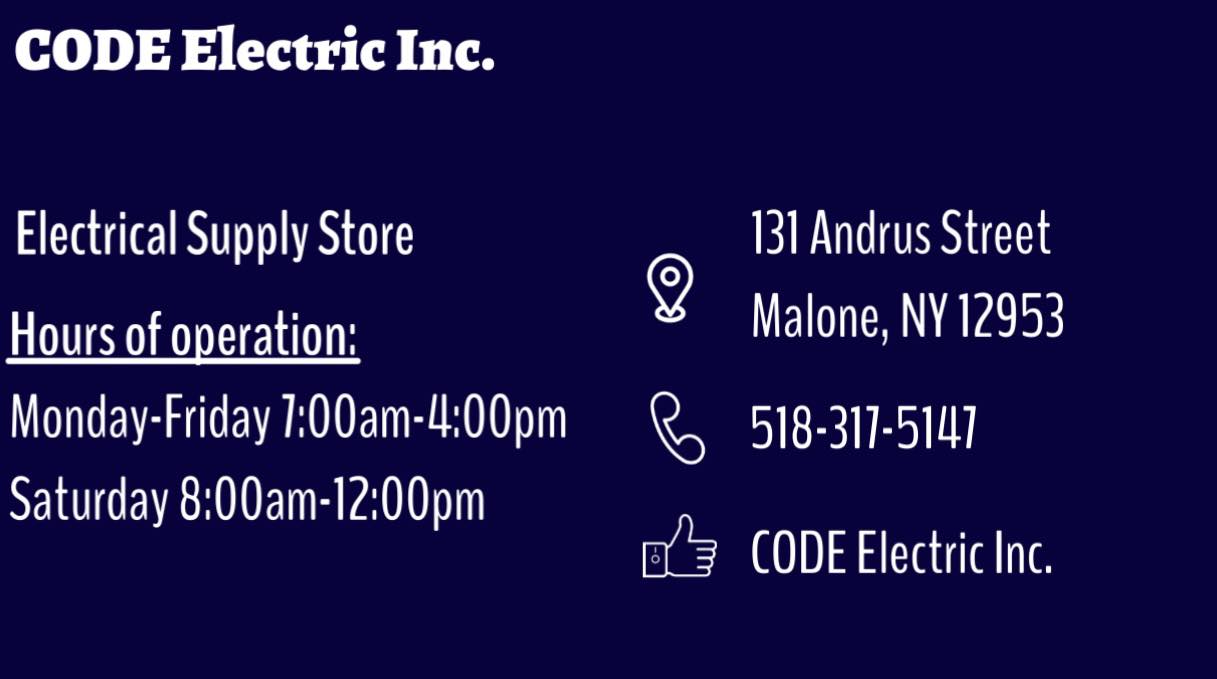 CODE Electric Inc. | Malone NY