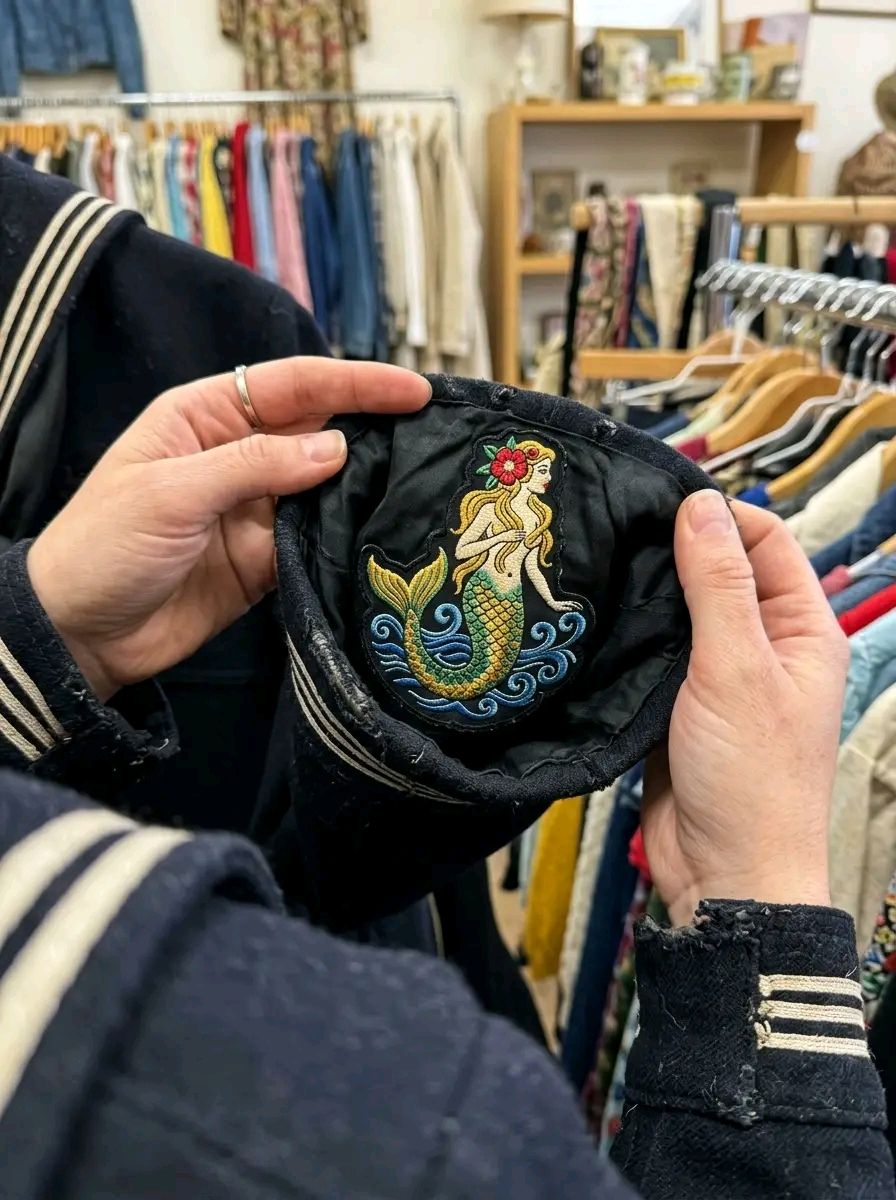 Vintage naval uniform with liberty cuffs found in Genesseo, NY thrift store