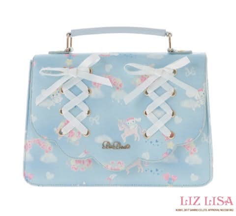 LIZ LISA　シナモロール　コラボ　バッグチャーム liz lisa x cinnamoroll 3 ways bag