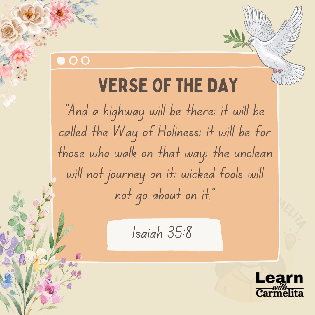 🛤️ God gives us a special road to... - Learn with Carmelita | Facebook