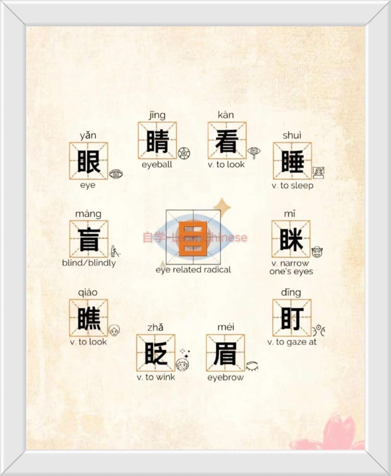 自学-LearnChinese - Use “目” in Chinese ️ 📚🧑‍🏫自学-LearnChinese 🇰🇭🇨🇳 ...
