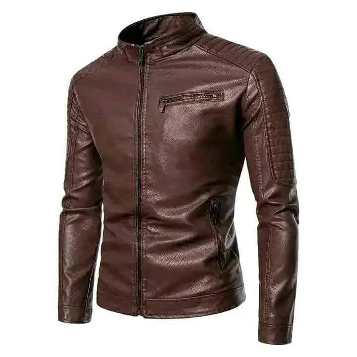 Veste Cuir Homme Taille XL - Marque Indiana Polis - Style Moto - Occasion Très Bon état