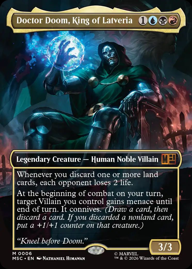I saw a video and a photo of the Doctor Doom Counterspell Secret