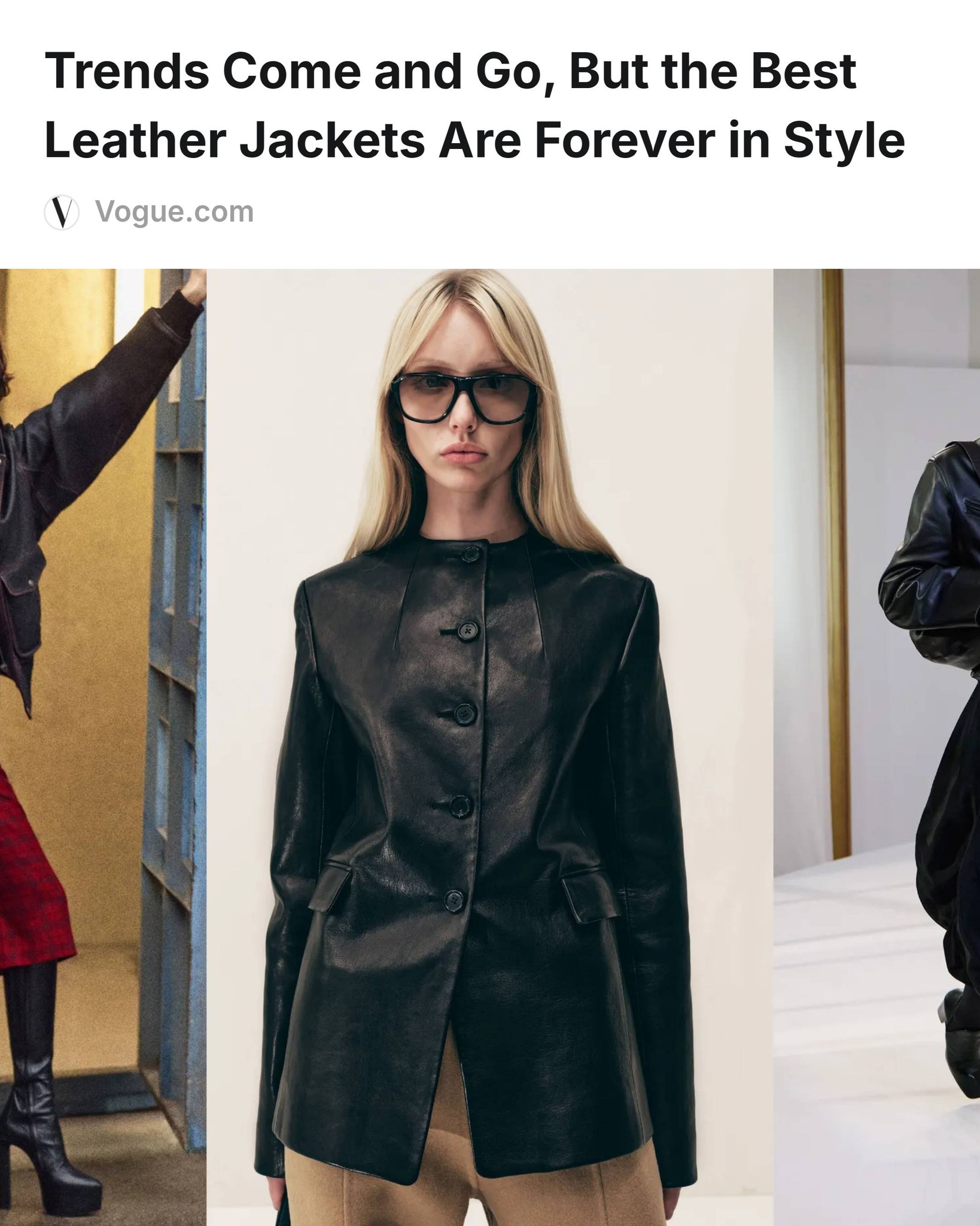 The leather windbreaker : the timeless luxury of leather updated 