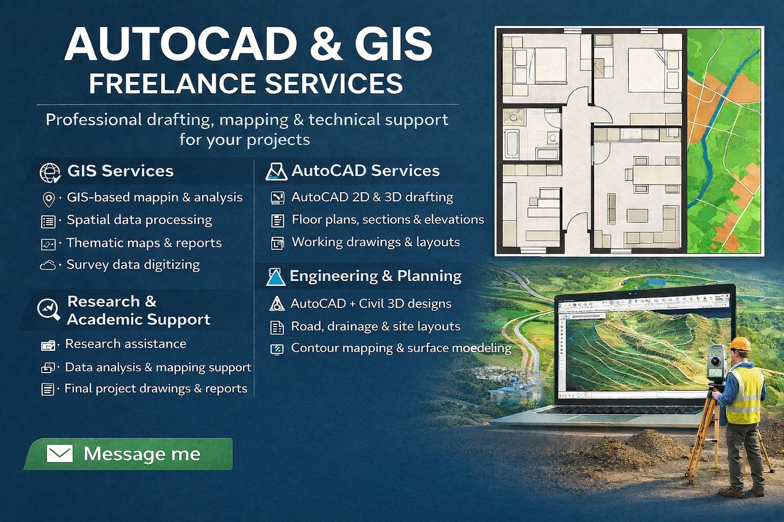 Mapora - Mapora AutoCAD & GIS Freelance Services Professional AutoCAD ...