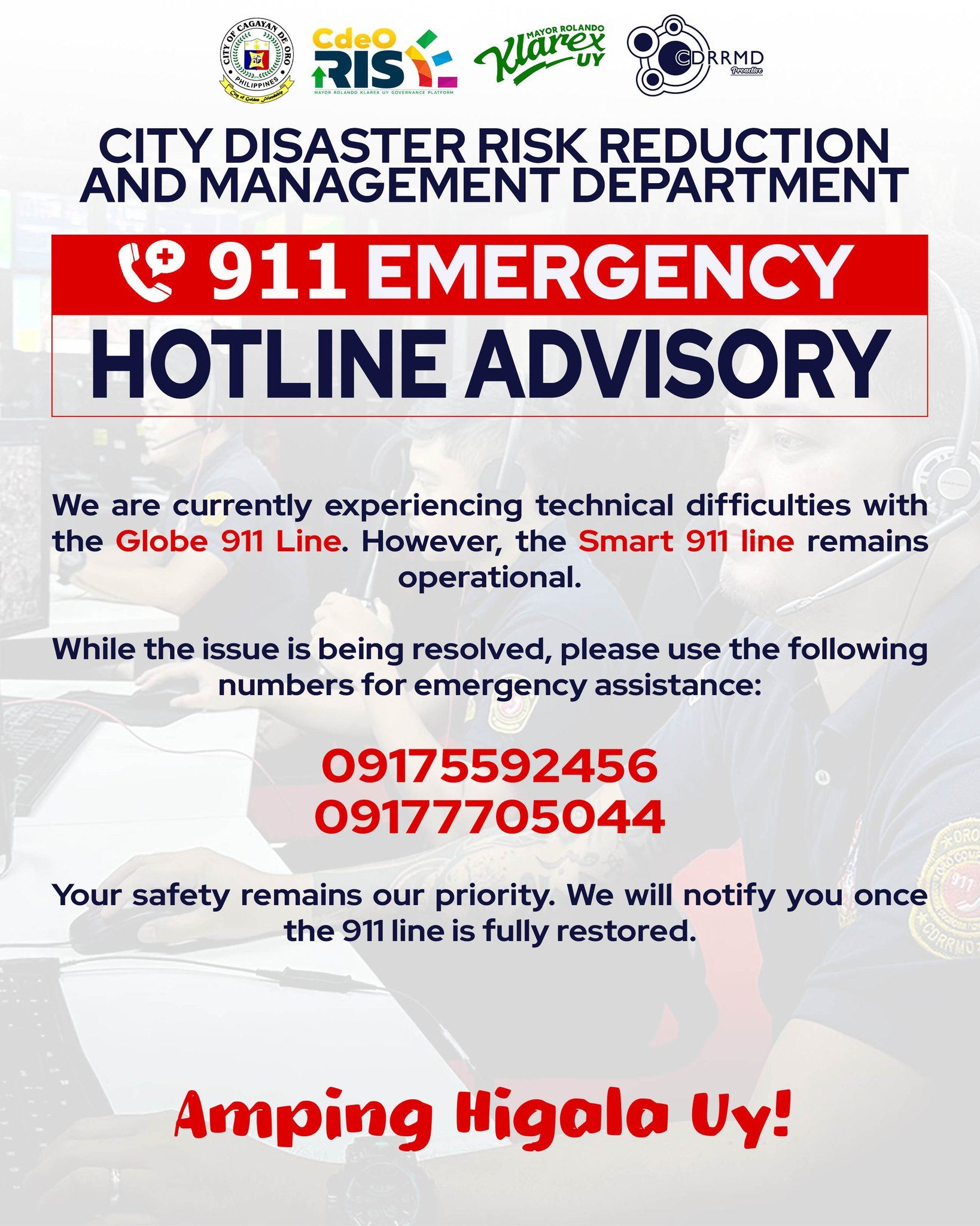 CDRRMD - As of 7:50 AM, 25 August 2025 We are currently experiencing ...