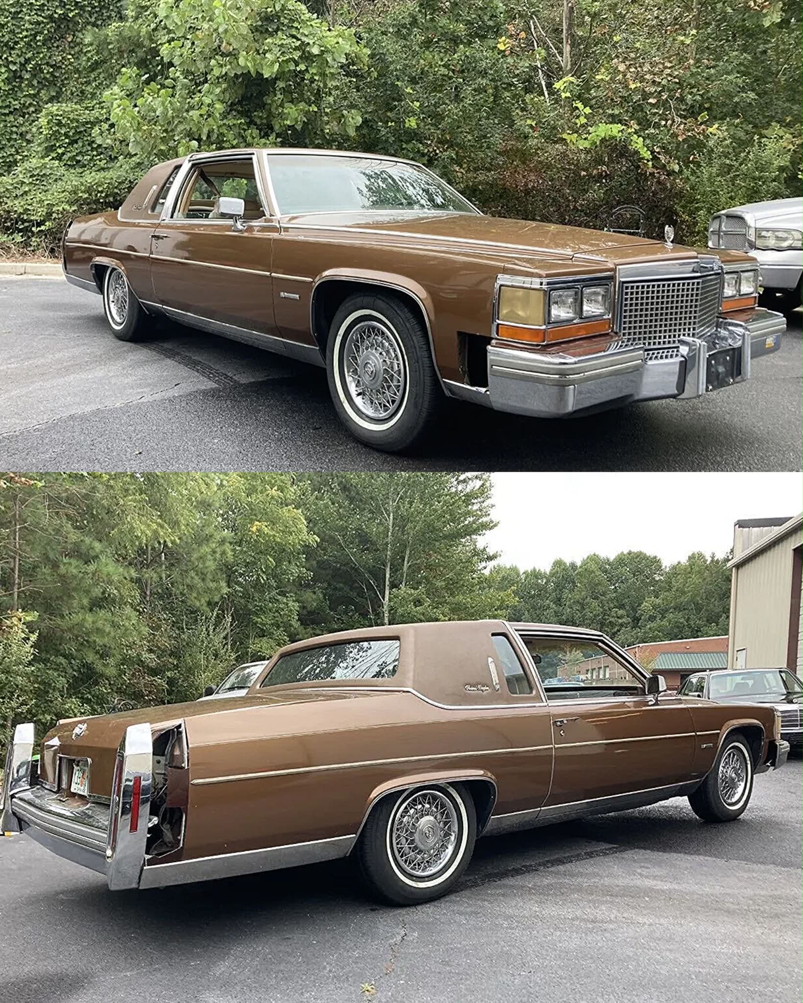 1979 Cadillac DeVille with gold Dayton wire wheels