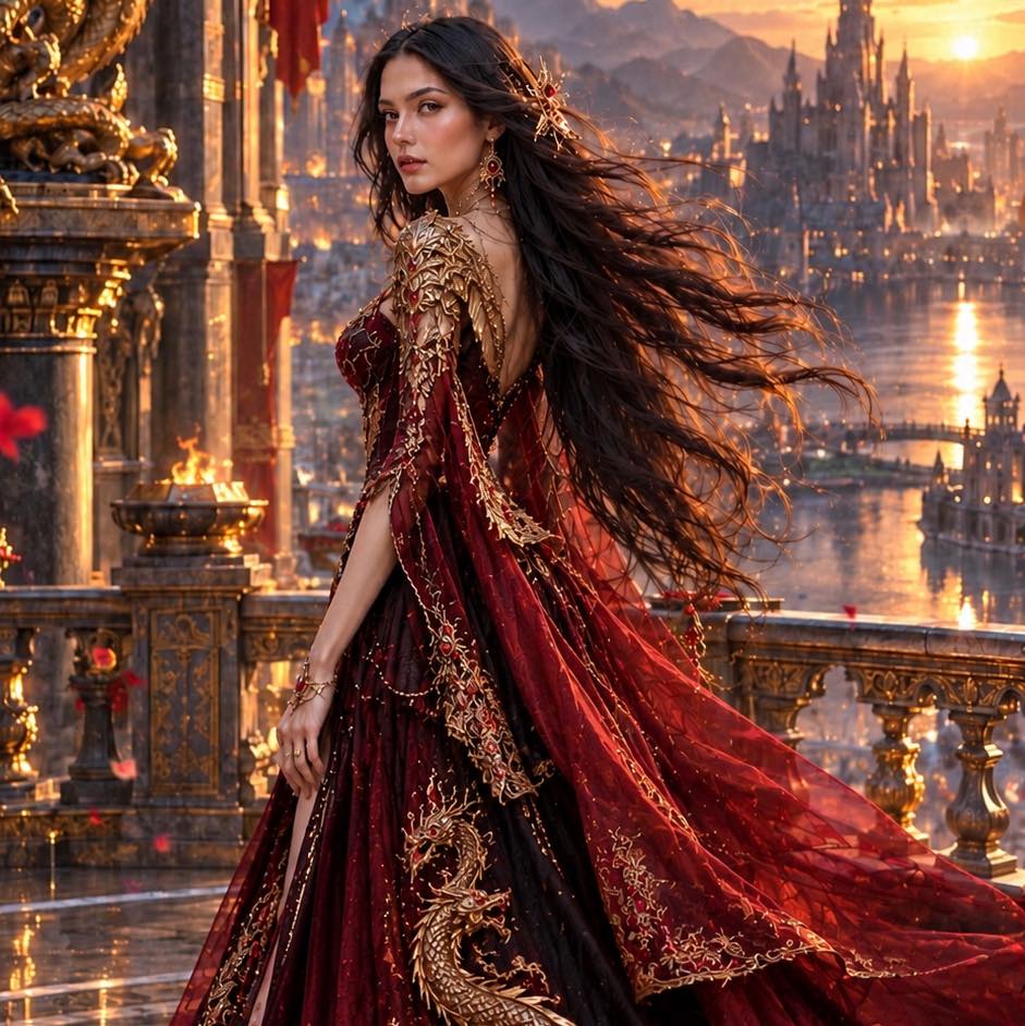 Fire Dragon 🐉 🔥 👑 #queens #trending #Queen #dragons | Dragon Queens