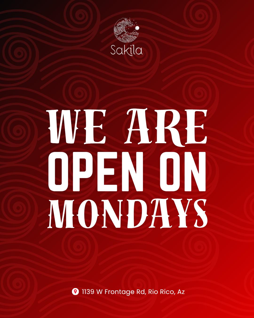 Sakila - Starting the week with flavor! 🍣 Sakila is now... | Facebook