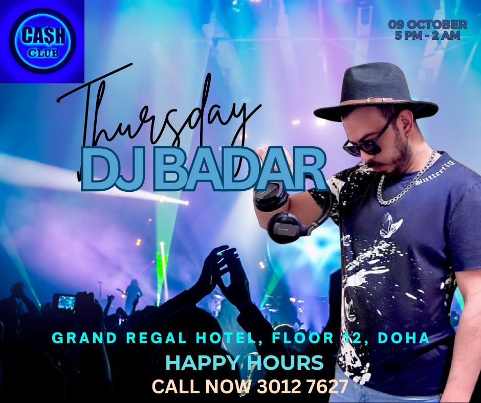 Cash DJ bar Qatar