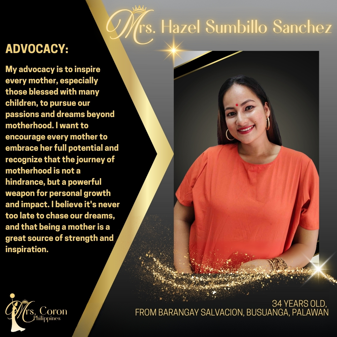 Mrs. - Candidate Spotlight Meet Hazel Sumbillo Sanchez, 34, from Brgy ...